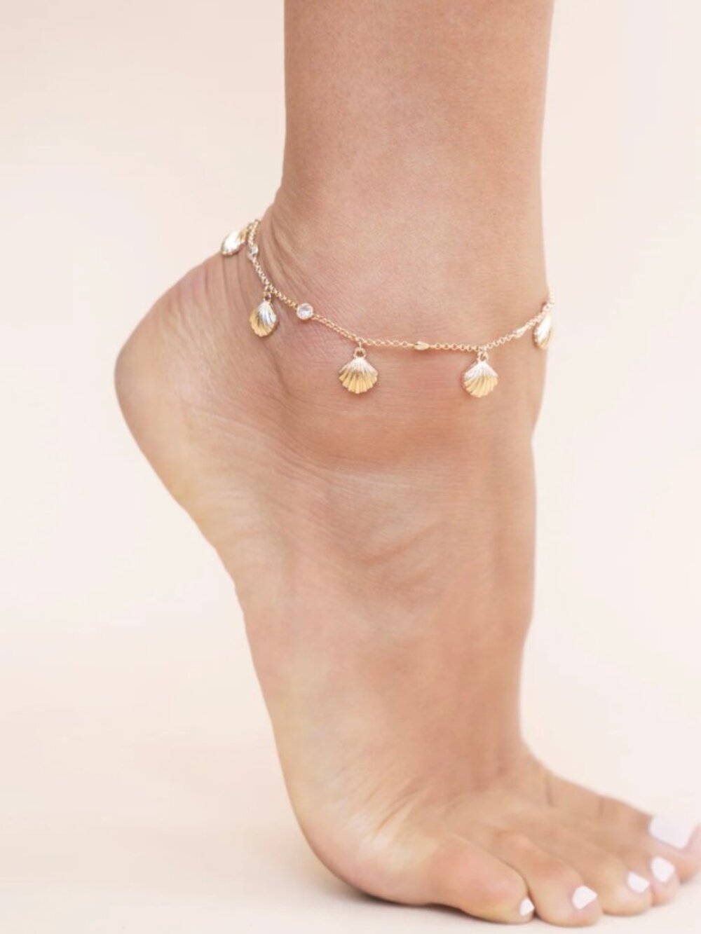 Ettika - Scallop Shell Charm Anklet
